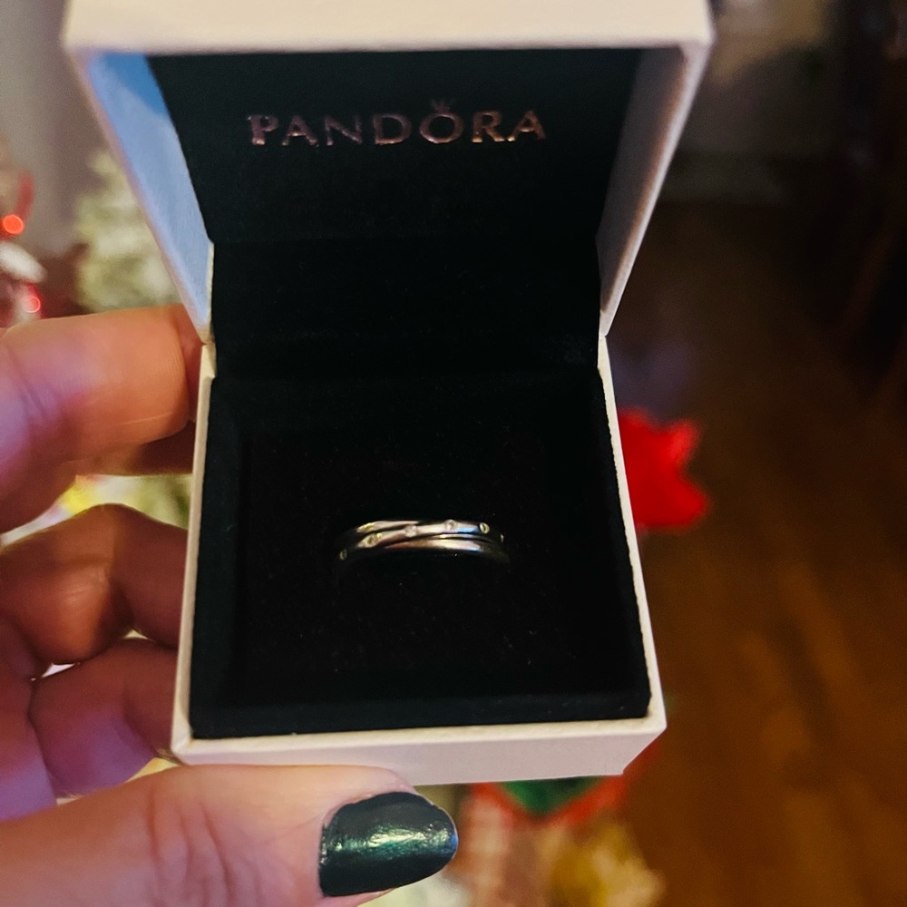 Pandora 3 band eternity ring